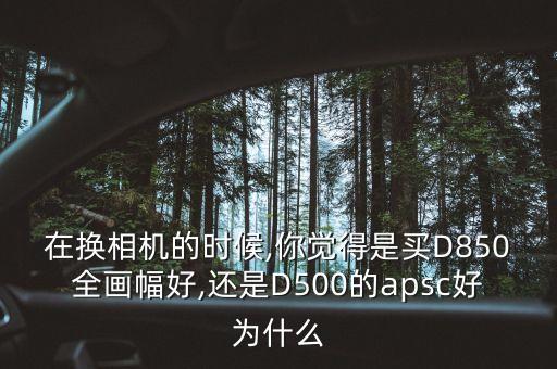 在换相机的时候,你觉得是买D850全画幅好,还是D500的apsc好为什么