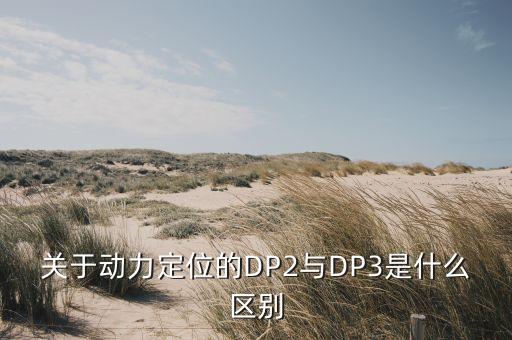 关于动力定位的DP2与DP3是什么区别