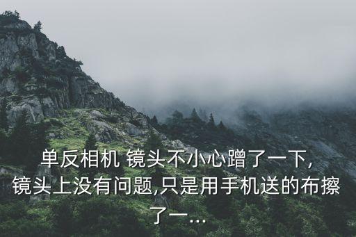  单反相机 镜头不小心蹭了一下, 镜头上没有问题,只是用手机送的布擦了一...