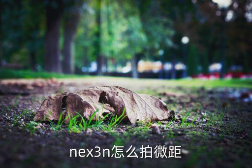 nex3n怎么拍微距