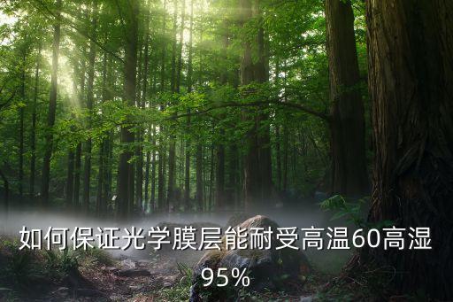 如何保证光学膜层能耐受高温60高湿95%