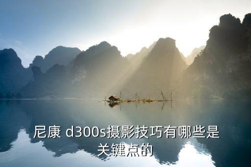  尼康 d300s摄影技巧有哪些是关键点的