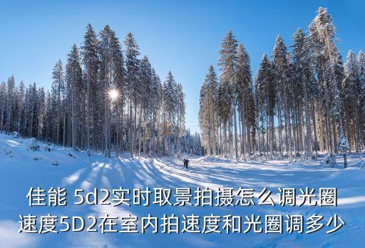 佳能 5d2实时取景拍摄怎么调光圈速度5D2在室内拍速度和光圈调多少