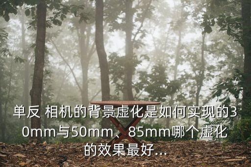 单反 相机的背景虚化是如何实现的30mm与50mm、85mm哪个虚化的效果最好...