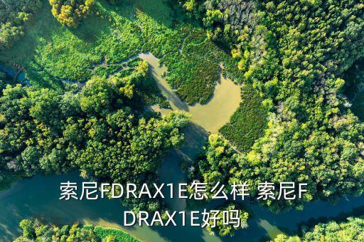  索尼FDRAX1E怎么样 索尼FDRAX1E好吗