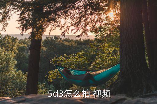  5d3怎么拍 视频