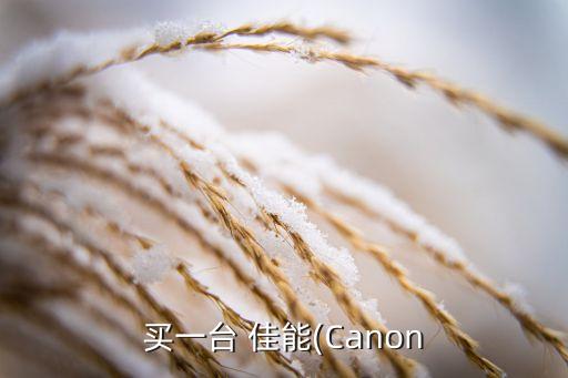 买一台 佳能(Canon