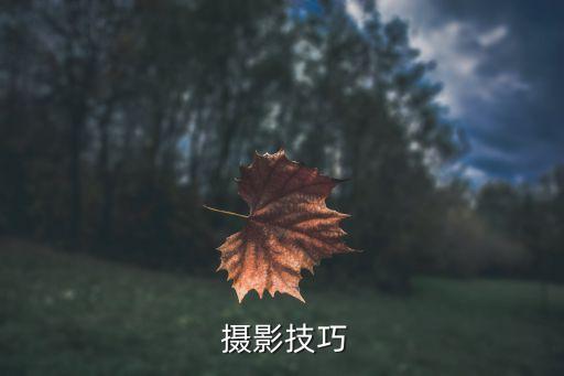  摄影技巧