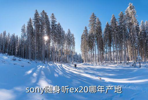 sony随身听ex20哪年产地