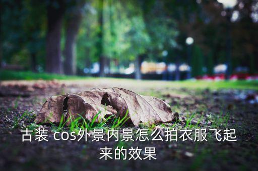 古装 cos外景内景怎么拍衣服飞起来的效果