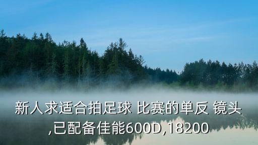 新人求适合拍足球 比赛的单反 镜头,已配备佳能600D,18200