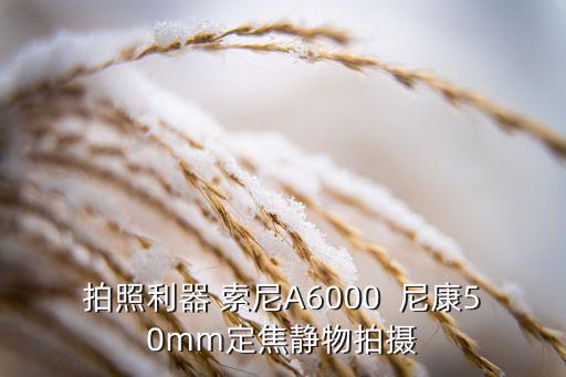 拍照利器 索尼A6000 尼康50mm定焦静物拍摄