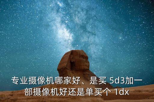 专业摄像机哪家好、是买 5d3加一部摄像机好还是单买个 1dx