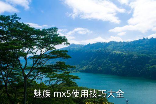  魅族 mx5使用技巧大全