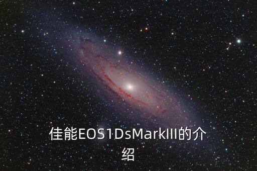 佳能EOS1DsMarkIII的介绍