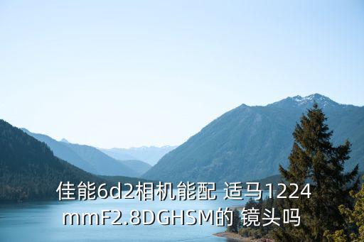  佳能6d2相机能配 适马1224mmF2.8DGHSM的 镜头吗