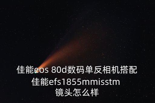 佳能eos 80d数码单反相机搭配佳能efs1855mmisstm 镜头怎么样